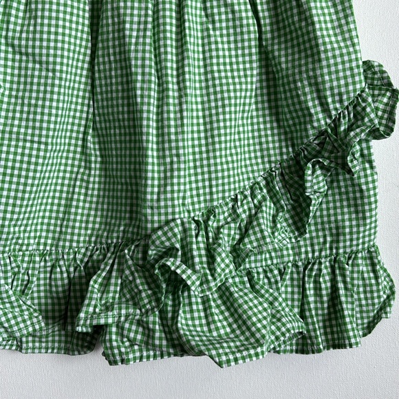 Janie and Jack Green Gingham Kids Dress - Size 3T - Picture 2 of 6